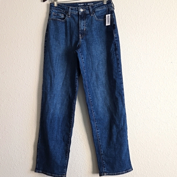 NWT Old Navy Curvy High Waisted OG Loose Jeans - Picture 1 of 7